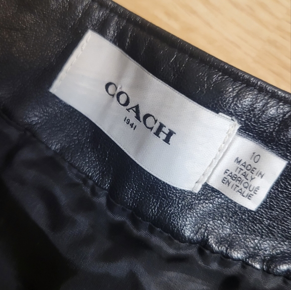 Plaid Coach wool kilt skirt - Picture 2 of 5